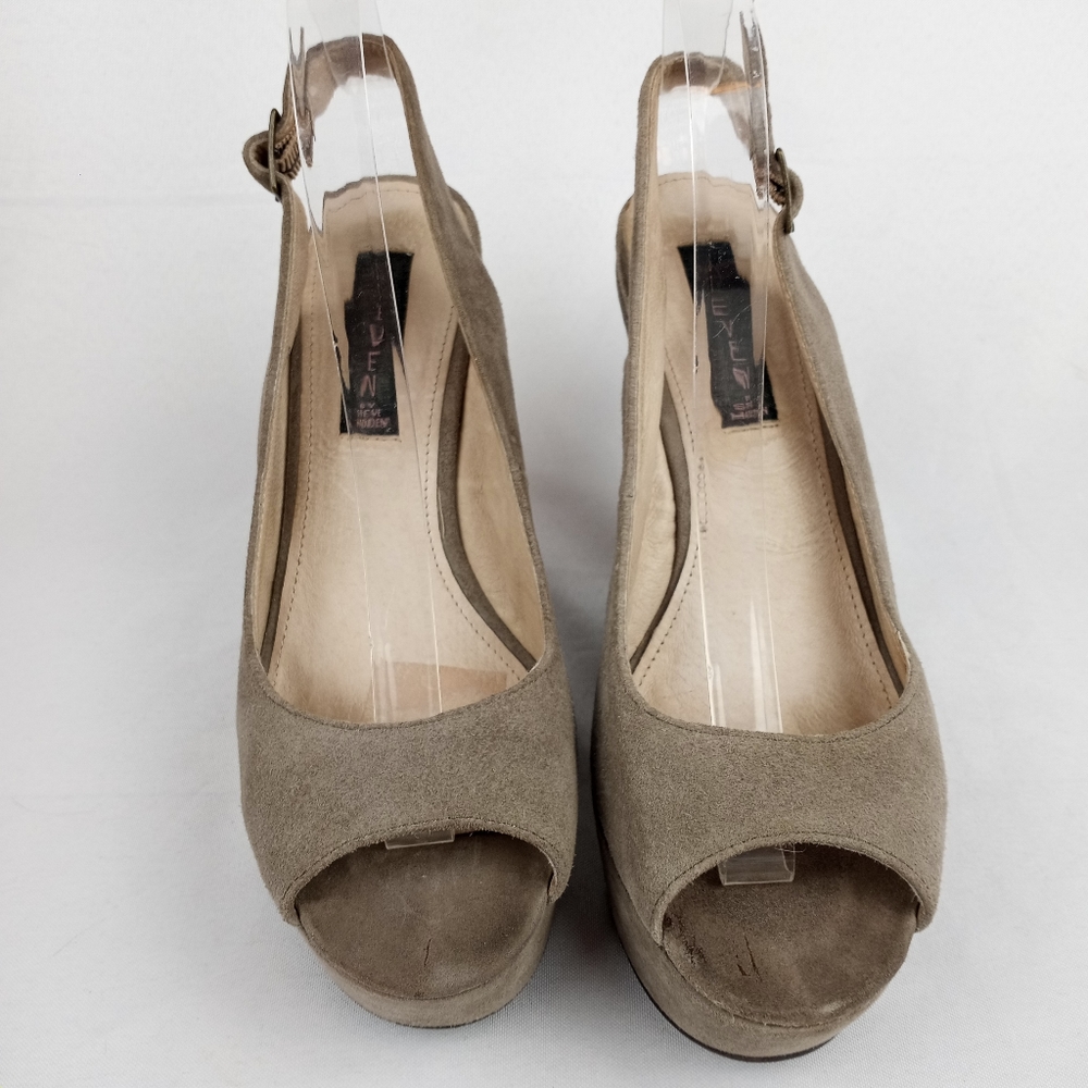 Steven By Steve Madden Wowzerr Suede Platform Wed… - image 2